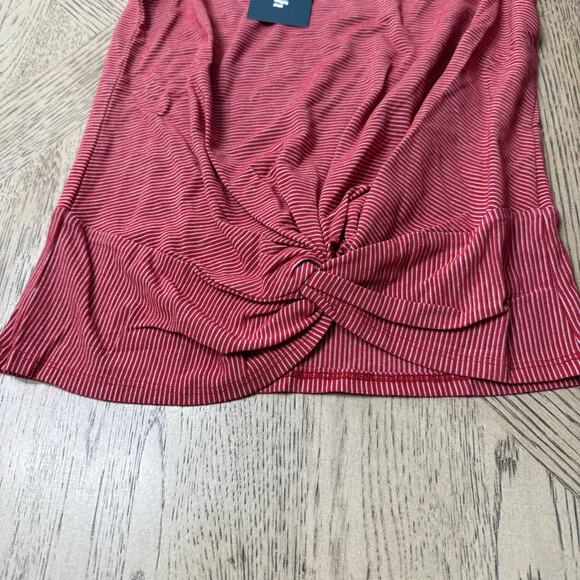 ModCloth Striped Knotted Moxie Tank Top XXS NWT - Picture 9 of 9